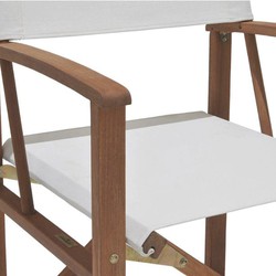 Silla De Exterior Plegable De Director Mil N De Madera X X Cm