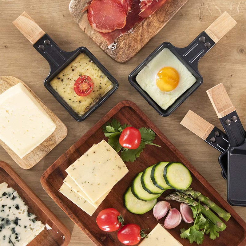 Fromage Raclette Grill Bois Mixgrill Cecotec Qechic