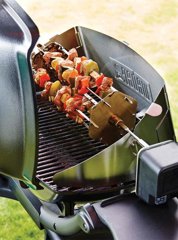 Soporte Weber Para Brochetas Para Asador Qechic