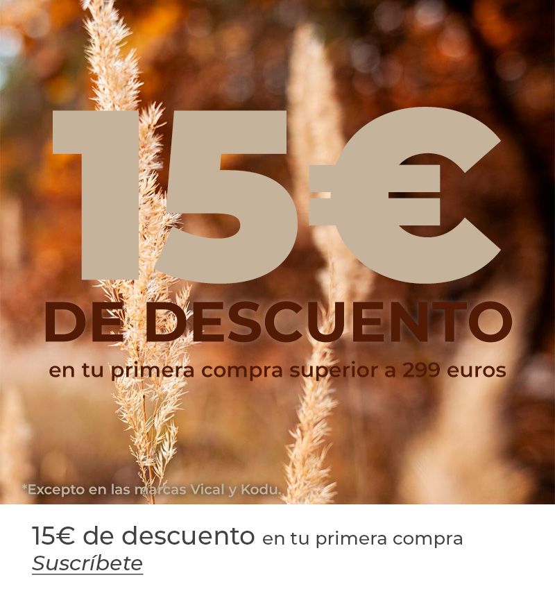 15€ de descuento