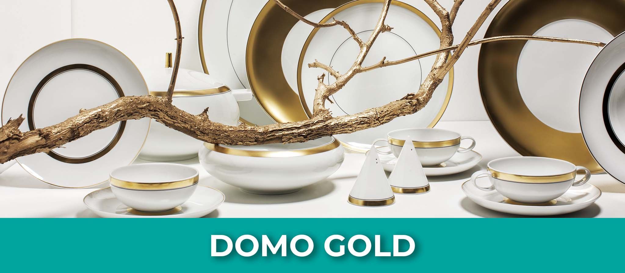 Colección Domo Gold de Vista Alegre