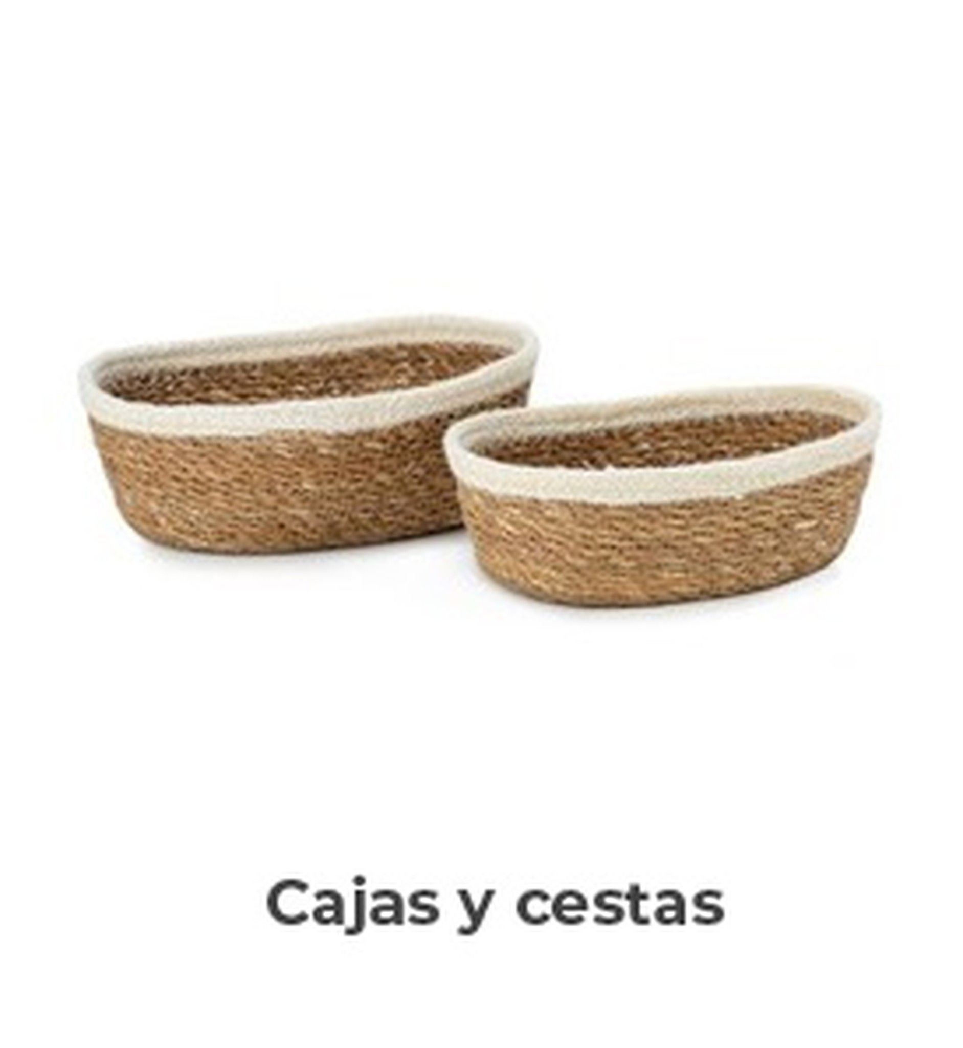 Rebajas Cajas y cestas
