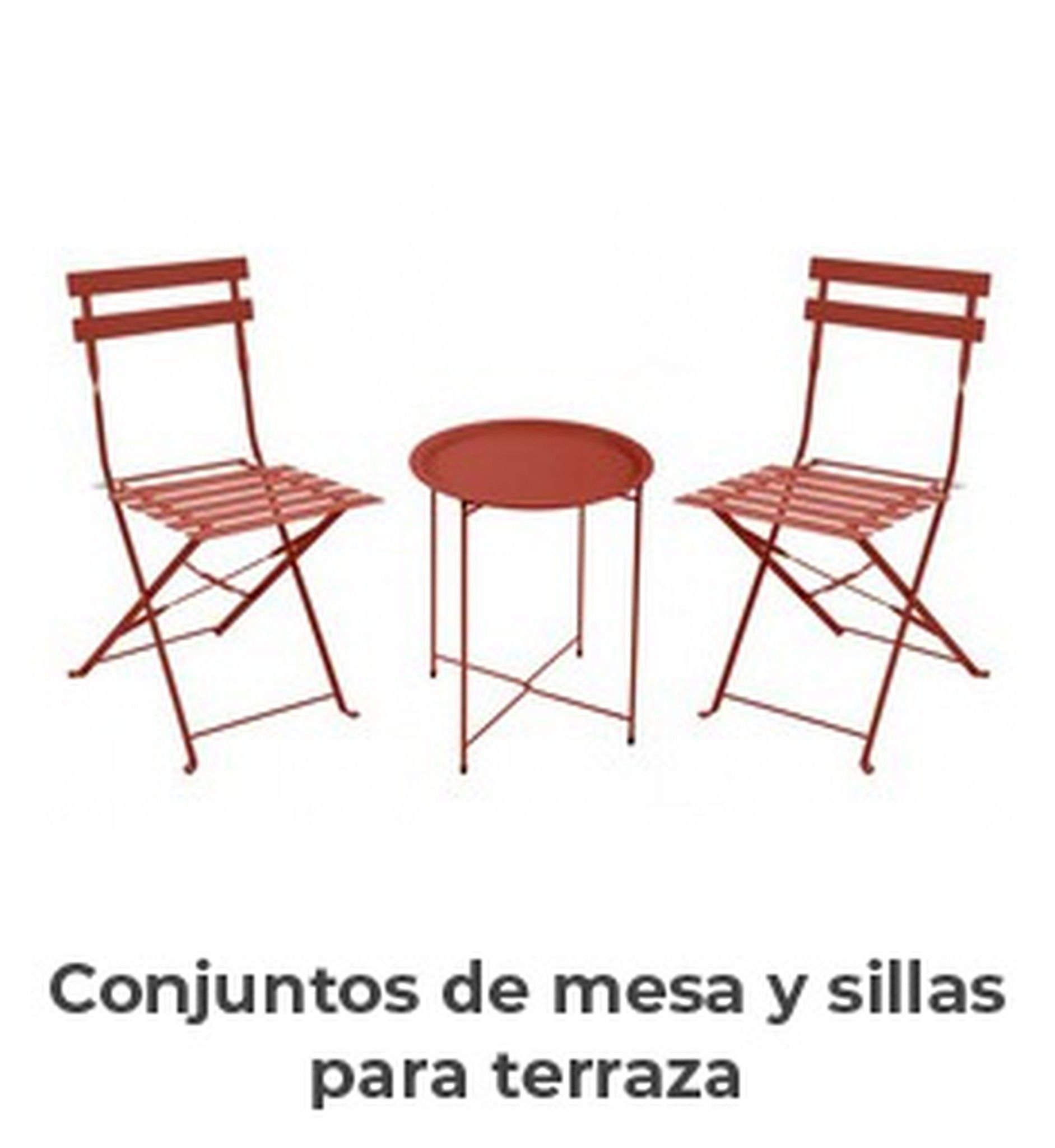 Rebajas Conjuntos de mesa y sillas para terraza