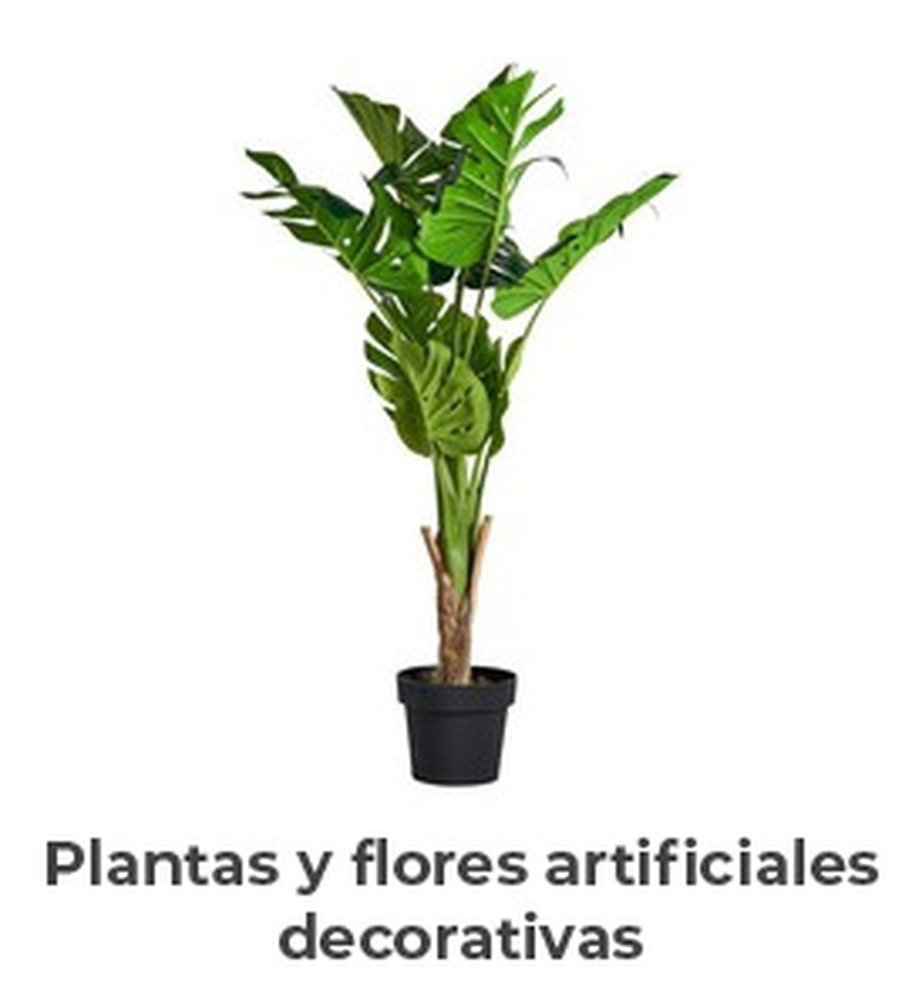 Rebajas Plantas y flores artificiales decorativas
