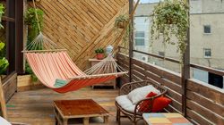 Μπορώ να κρεμάσω μια αιώρα στο μπαλκόνι ή τη βεράντα;