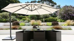 How to clean a garden umbrella