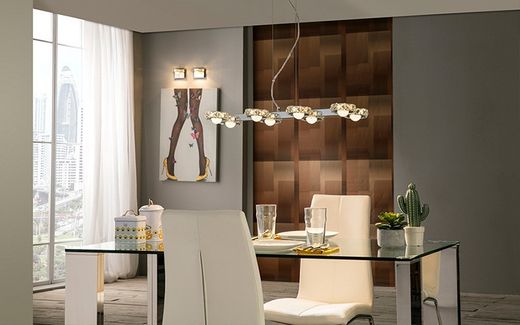 Consigue más amplitud decorando con cristal