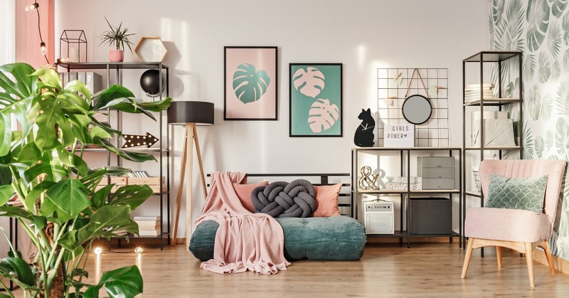 Tendência Qechic: Como decorar com rosa e verde?