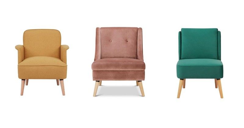 Cómodas butacas tapizadas