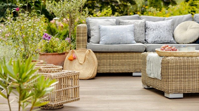 Soluciones de ratán natural