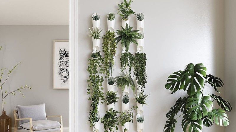 Maceteros de pared o colgantes
