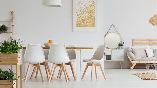 How to choose the color of the dining room chairs?