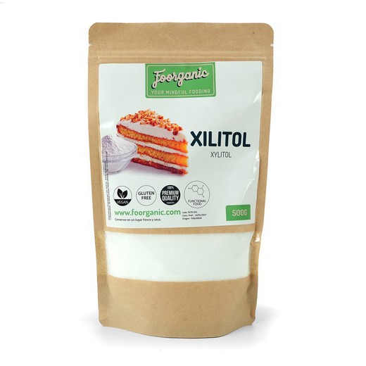 100% birkesukker, xylitol, 500 gr