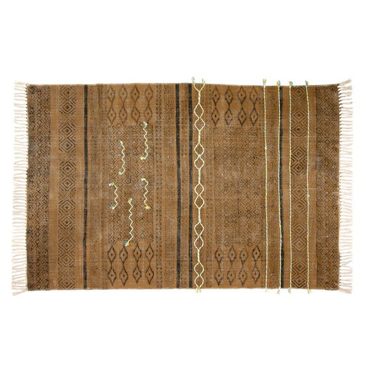 Mehrfarbiger Baumwollteppich, 180 x 120 cm | Kalahari
