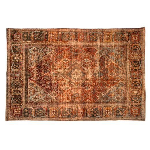Multicolored cotton rug, 180 x 120 x 1 cm | Ruby