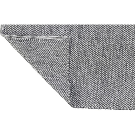 Tapete de algodão reciclado cinza, 60x90 cm