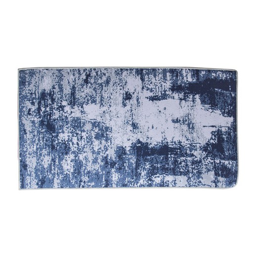 Alfombra de chenilla en azul, 160 x 230 x 1 cm | Kesle