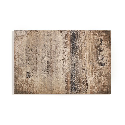 Viskoseteppich in Grau, 300 x 200 x 1 cm | Dunixe