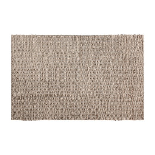 Jute and cotton rug in beige, 310 x 200 x 1 cm | Aliena