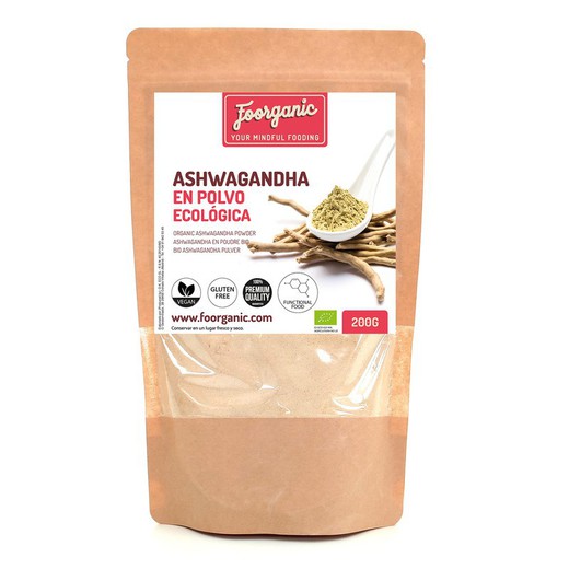 Poudre d'Ashwagandha ECO, 200 gr