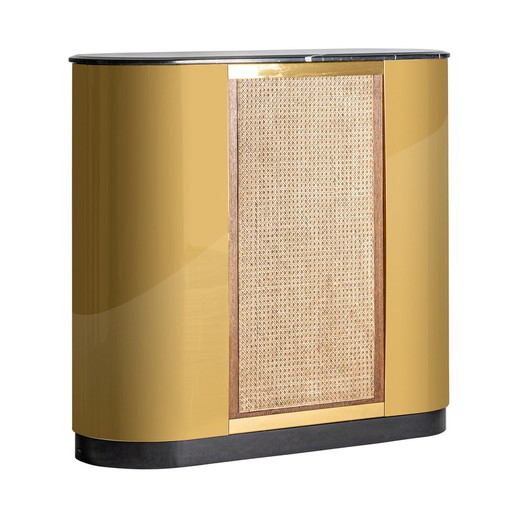 Bar Counter Bilcza Black/Gold, 116x41x105cm