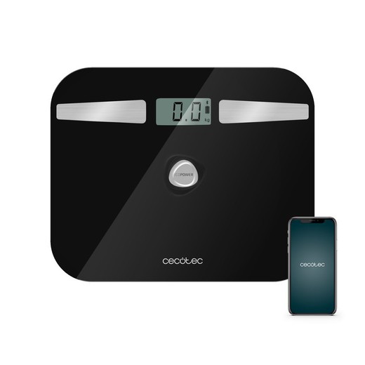 Cecotec Surface Precision EcoPower 10200 Smart Healthy Black personenweegschaal