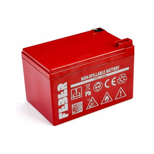 Rechargeable battery 12 v 10 AH red