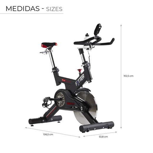 Indoor Cycle Bike with 22 Kg inertia and Bluetooth | Rider RI-09R Generation II