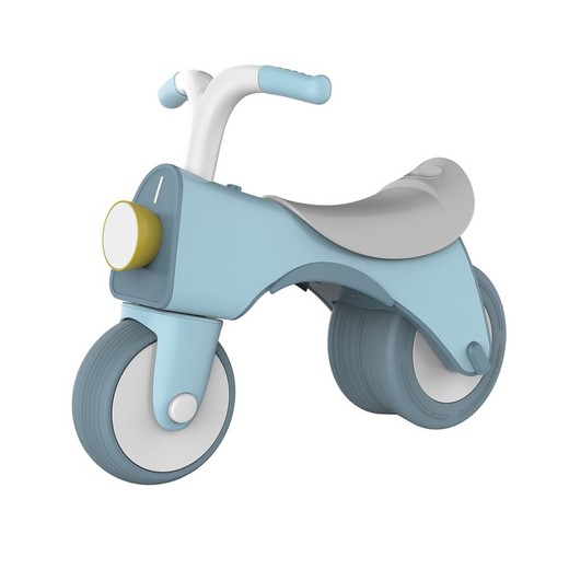 Bicicletta cavalcabile in polietilene blu, 55x28x41 cm | bici bilanciata