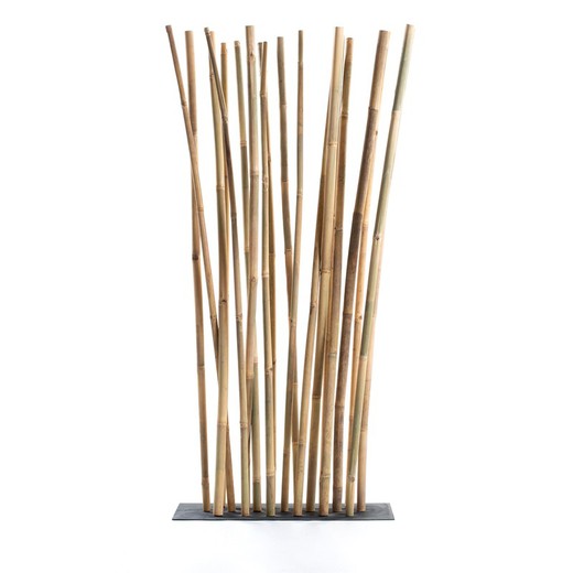 Biombo de bambú - Natural - 160x139cm