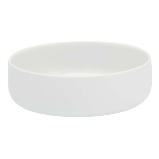 Witte porseleinen mueslikom, Ø 14,1 x 4,9 cm | Zijderoute wit