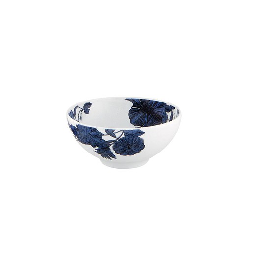 Porcelain bowl in multicolor, Ø 16.1 x 7.4 cm | Duality