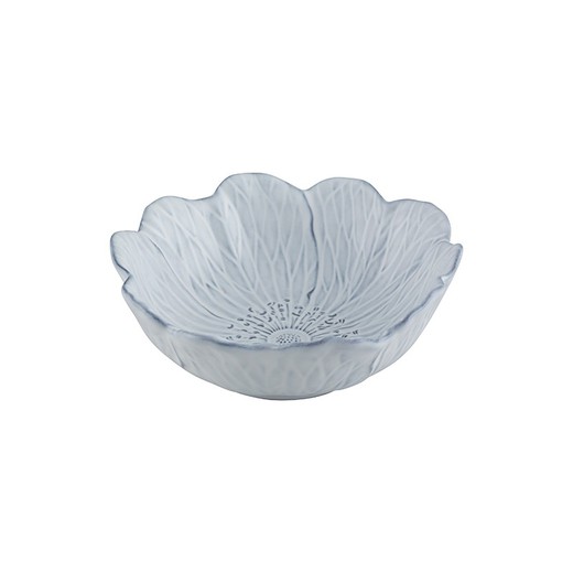 Grand bol en faïence blanc vieilli, 17,1 x 17 x 5,5 cm | Flore