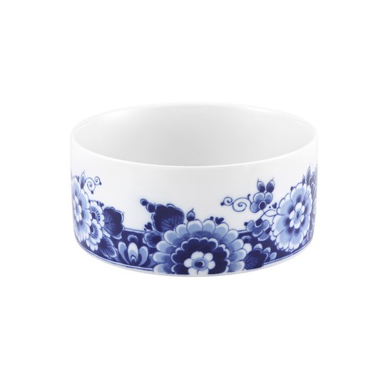 Bol para cereales de porcelana en blanco y azul, 15,1 x 15,1 x 6,3 cm | Blue Ming