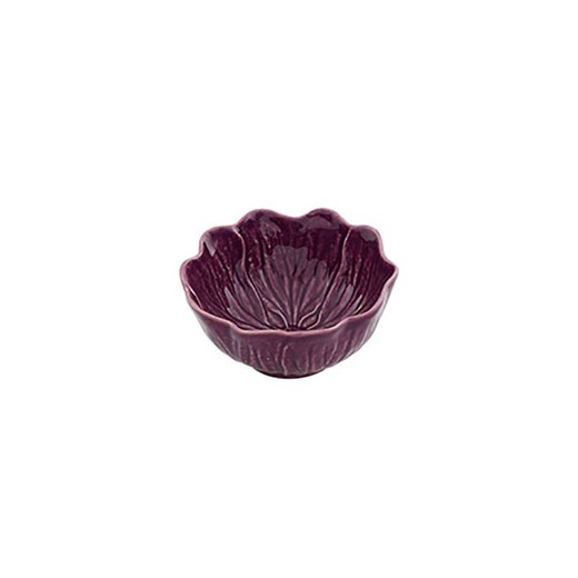 Small purple earthenware bowl, 12.4 x 12.4 x 5.7 cm | Flora