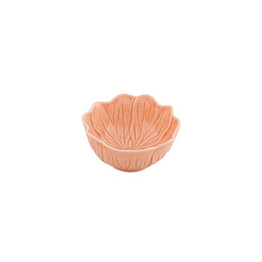 Small pink earthenware bowl, 12.4 x 12.4 x 5.7 cm | Flora