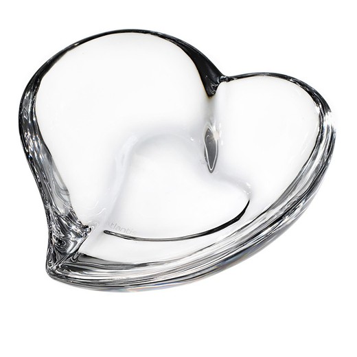 Kryształowa miska w kształcie serca S, 14,7x14,7x3,7cm