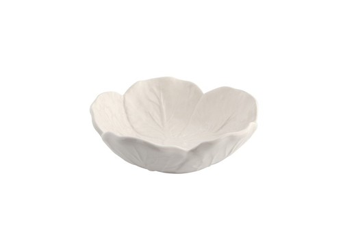 Bol en faïence blanche S, Ø 12 x 4,5 cm | chou blanc