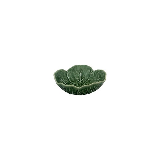 Green earthenware bowl S, Ø 12 x 4.5 cm | Cabbage