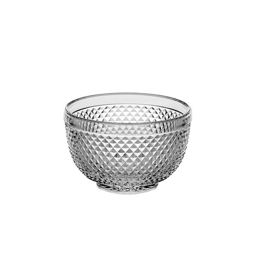 Glass bowl S in transparent, Ø 11 x 7 cm | bicos