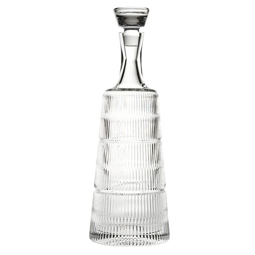 Weinflasche aus Vendôme-Kristallglas, Ø 11,8 x 33,5 cm