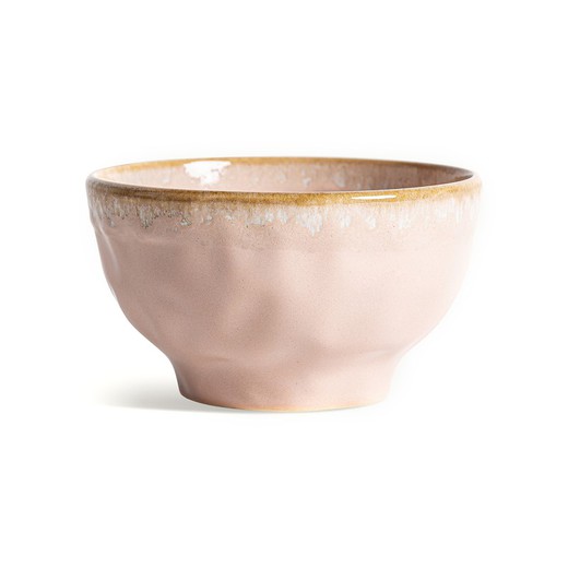 Bowl de cerámica en crema y dorado, Ø 14 x 8 cm | Ariadna