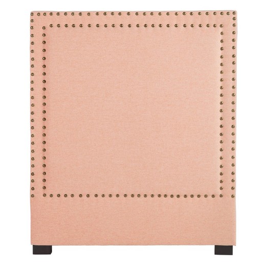 Polyester sengegavl i pink, 100 x 8 x 120 cm