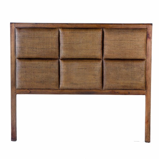 Rattan headboard, 162x9x137 cm