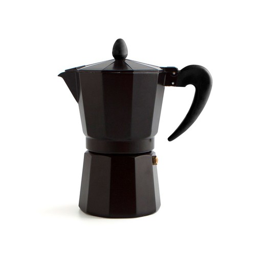 Cafetera 6 Tazas Black Coffee Quid Aluminio Inducción