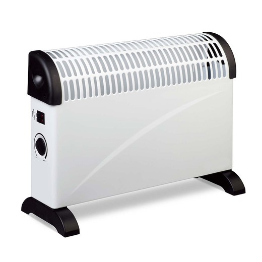 Calefactor Eléctrico con Termostato, Calor Rápido de Seguridad, Calefactor  Pequeño para Oficina, Casa, Dormitorio, Tienda de Camping White