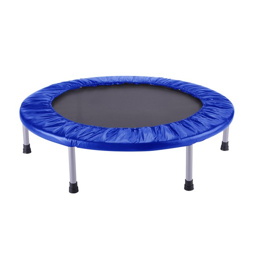 Steel trampoline in blue and black, Ø 102 x 22.5 cm | Fitness