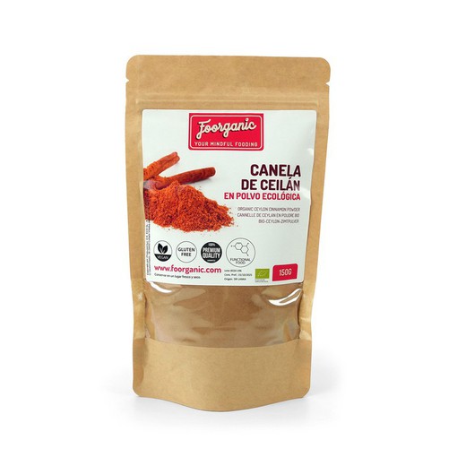 Canela em pó ECO Ceilão, 150 gr