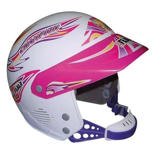 Casco da bambina multicolore