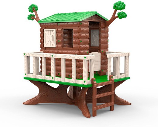 Casetta per bambini House on the Tree in resina multicolore